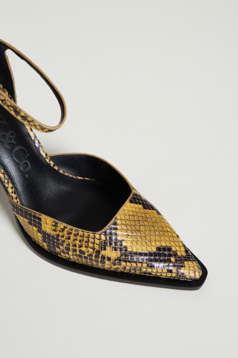 Mary Jane in pelle stampa pitone