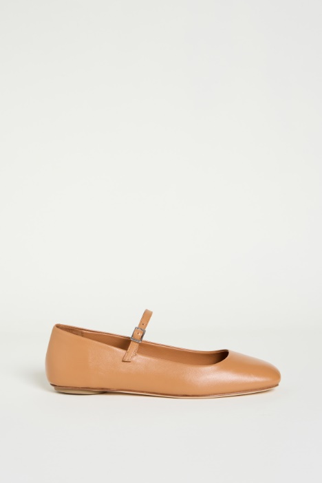 Nappa leather ballet flats Intrend