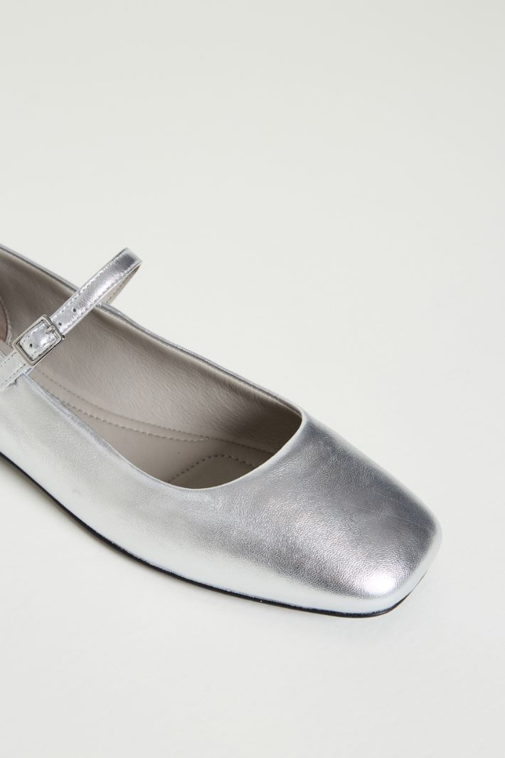 Laminated nappa ballet flats Intrend - 4