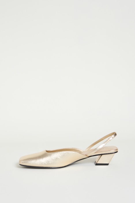 Mules slingback laminate