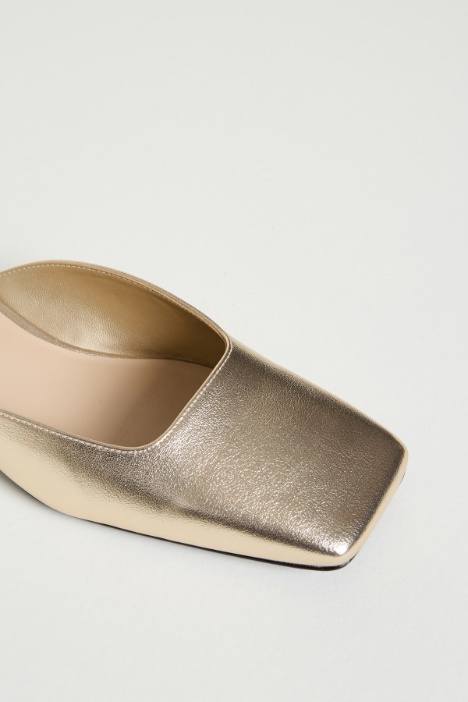 Mules slingback laminate