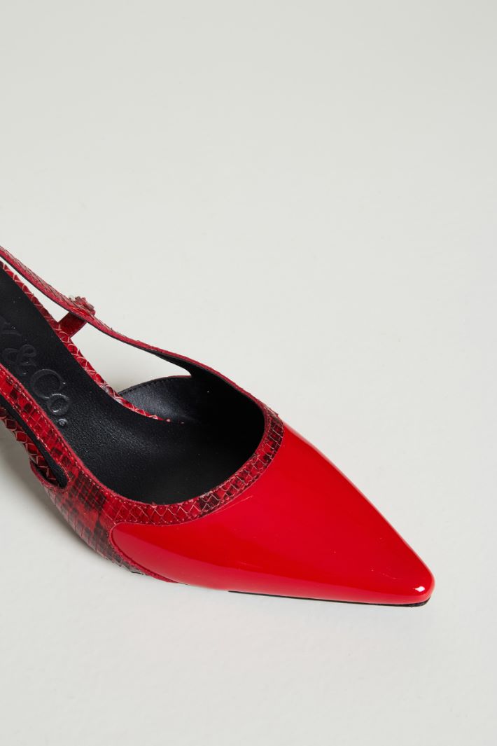 Leather slingbacks Intrend - 4