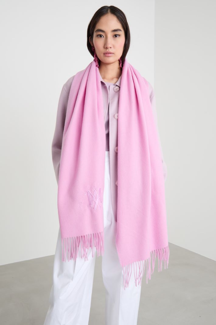 Embroidered wool stole Intrend - 2