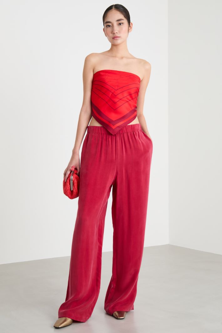 Foulard in twill di seta Intrend - 2