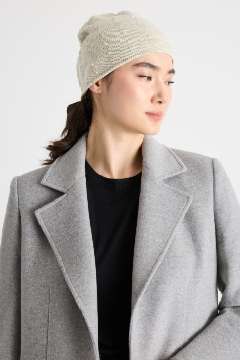 Bijou-Embroidered Beanie Intrend