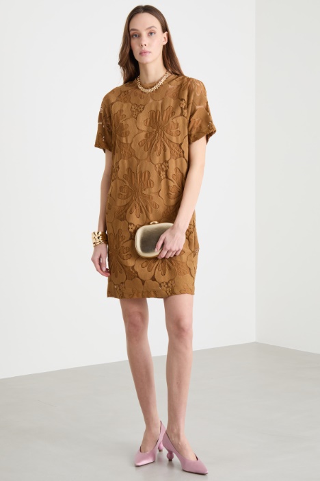 Abito corto in pizzo Intrend