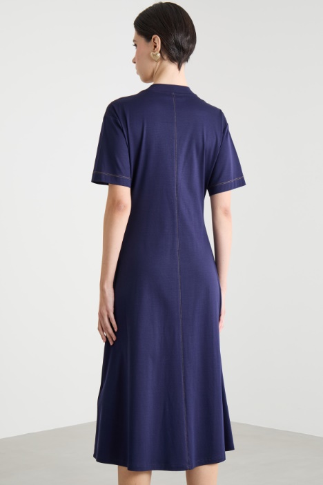 Vestido midi de jersey