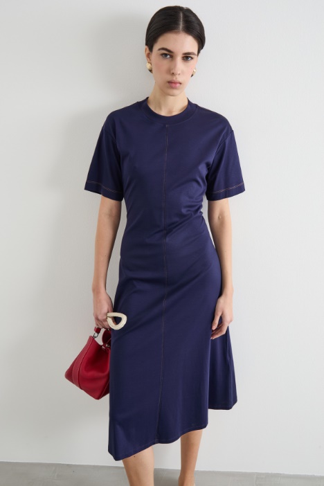 Vestido midi de jersey