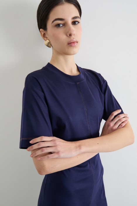 Vestido midi de jersey