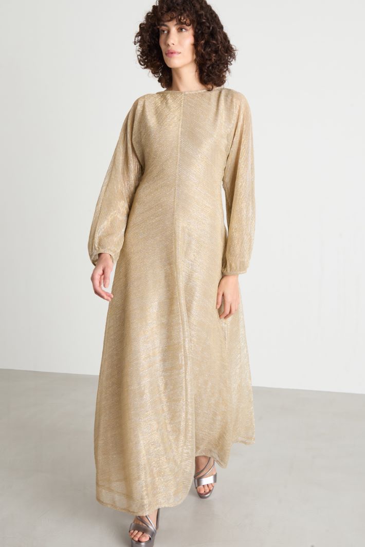 Abito lungo in jersey laminato Intrend - 2