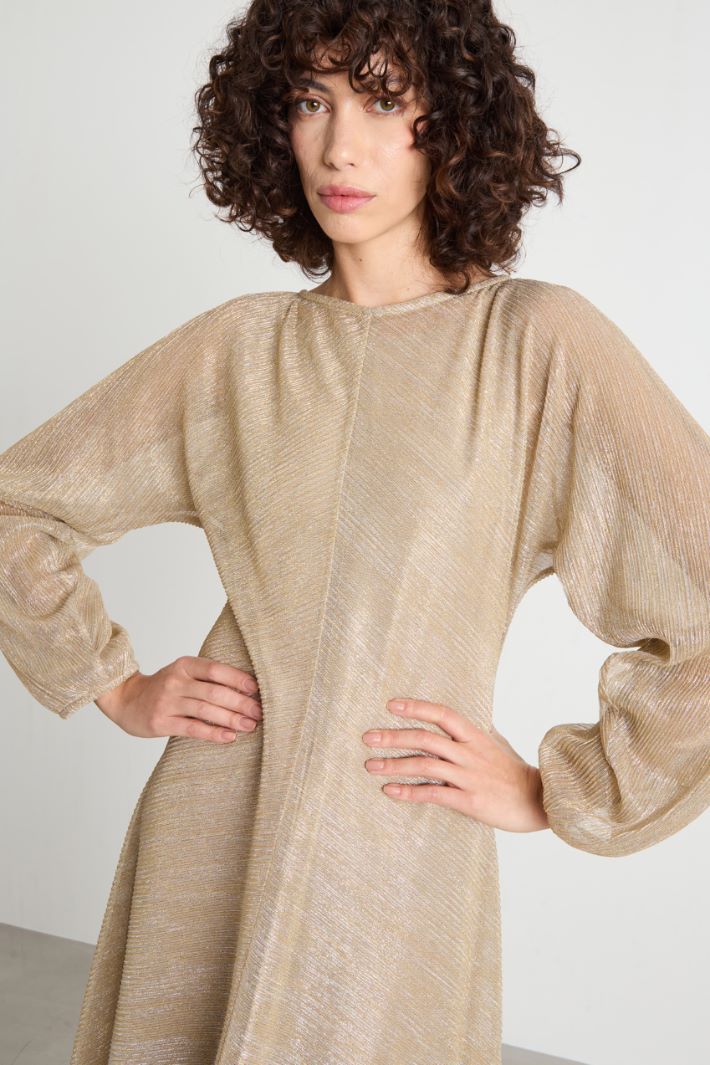 Abito lungo in jersey laminato Intrend - 3