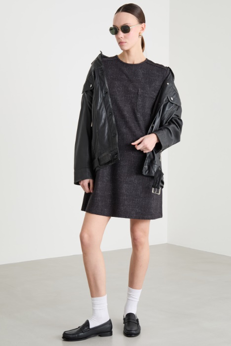 Abito in jersey effetto délavé Intrend