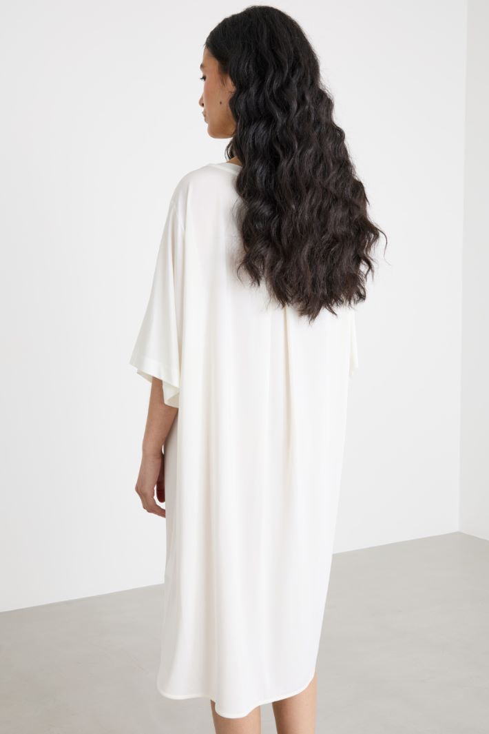 Abito maxi T-shirt in jersey Intrend - 4