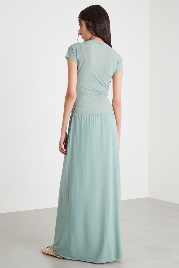 Draped jersey dress Intrend - 4
