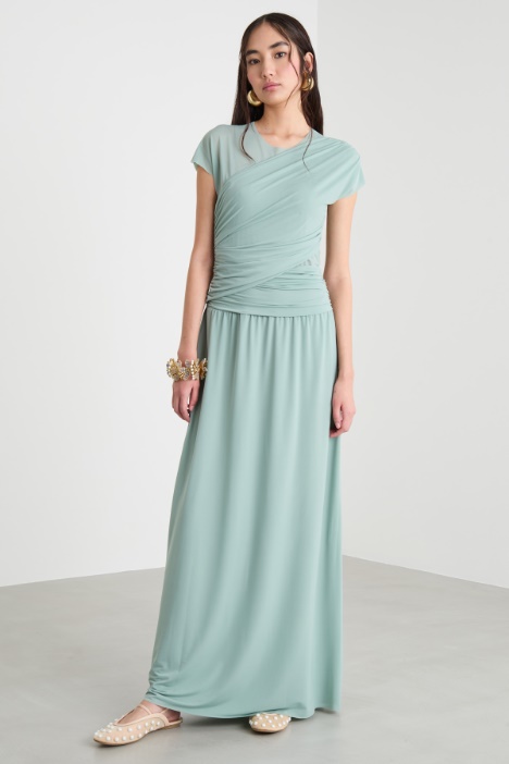 Draped jersey dress Intrend