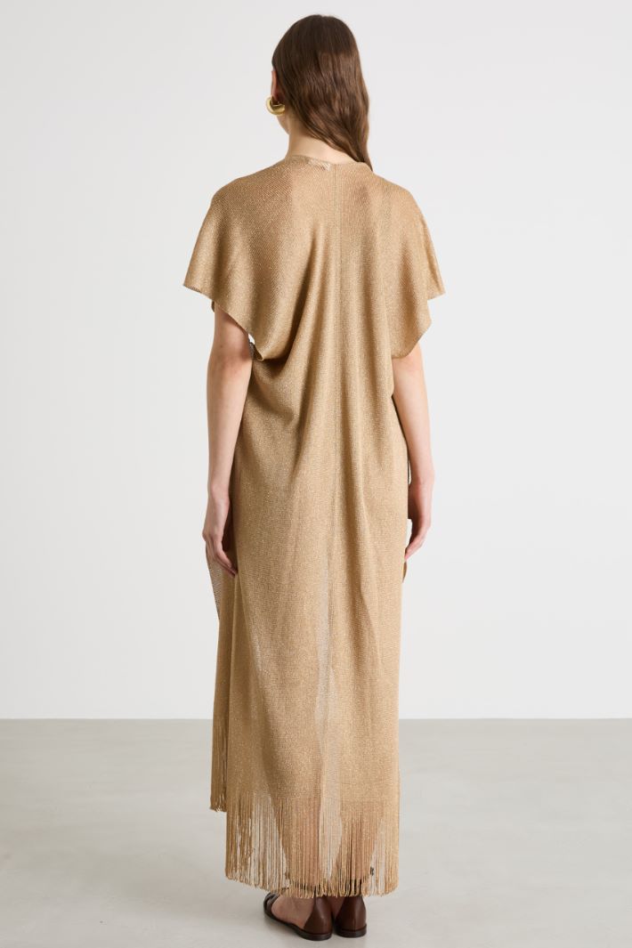 Fringed knit gilet Intrend - 4