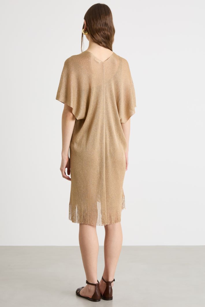 Fringed caftan dress Intrend - 4