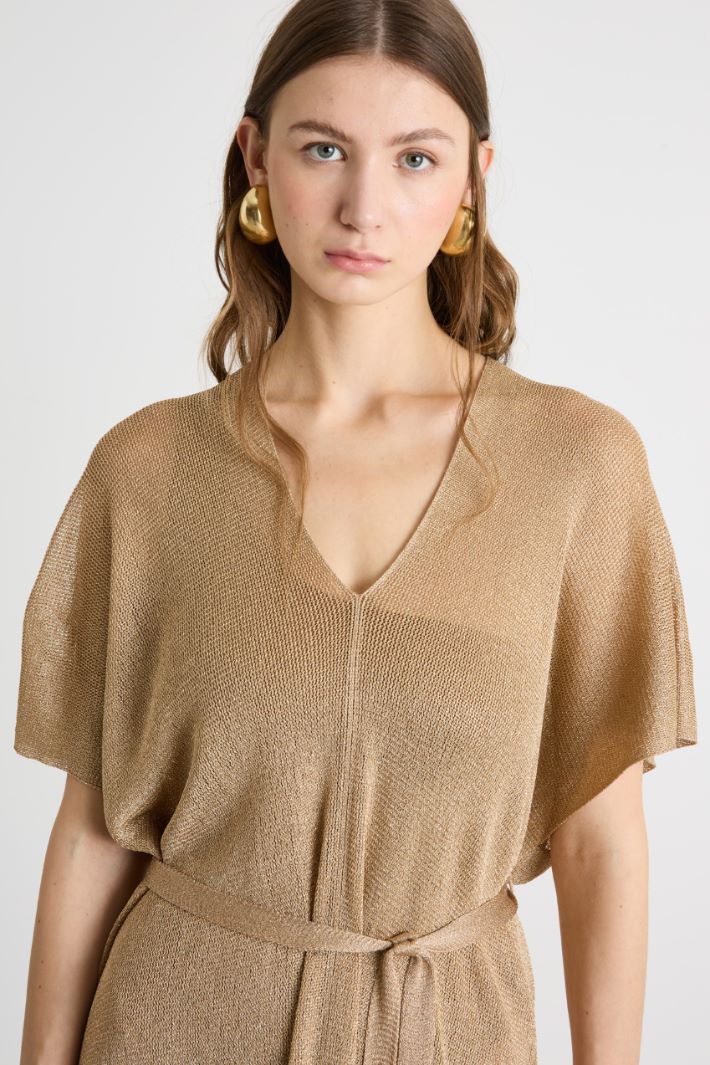 Fringed caftan dress Intrend - 3