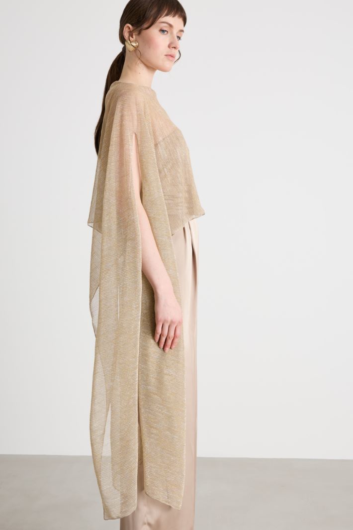 Coprispalle in jersey plissé Intrend - 2