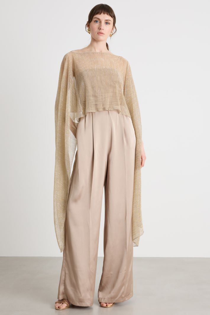 Coprispalle in jersey plissé Intrend