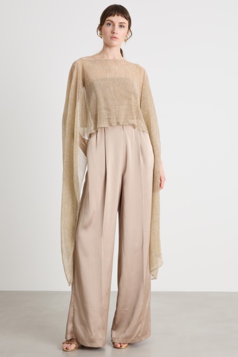 Coprispalle in jersey plissé Intrend