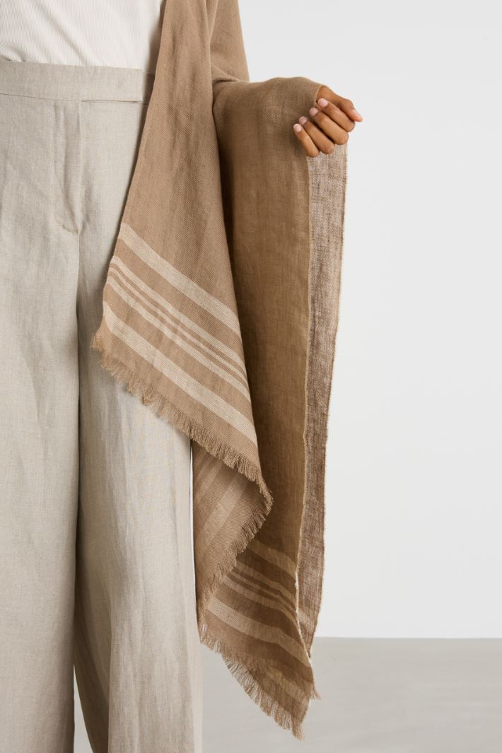 Maxi poncho jacquard Intrend - 3