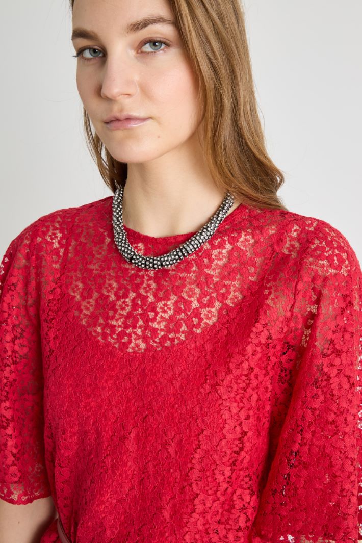 Choker a catena con strass Intrend - 3