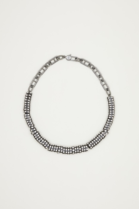 Choker a catena con strass Intrend
