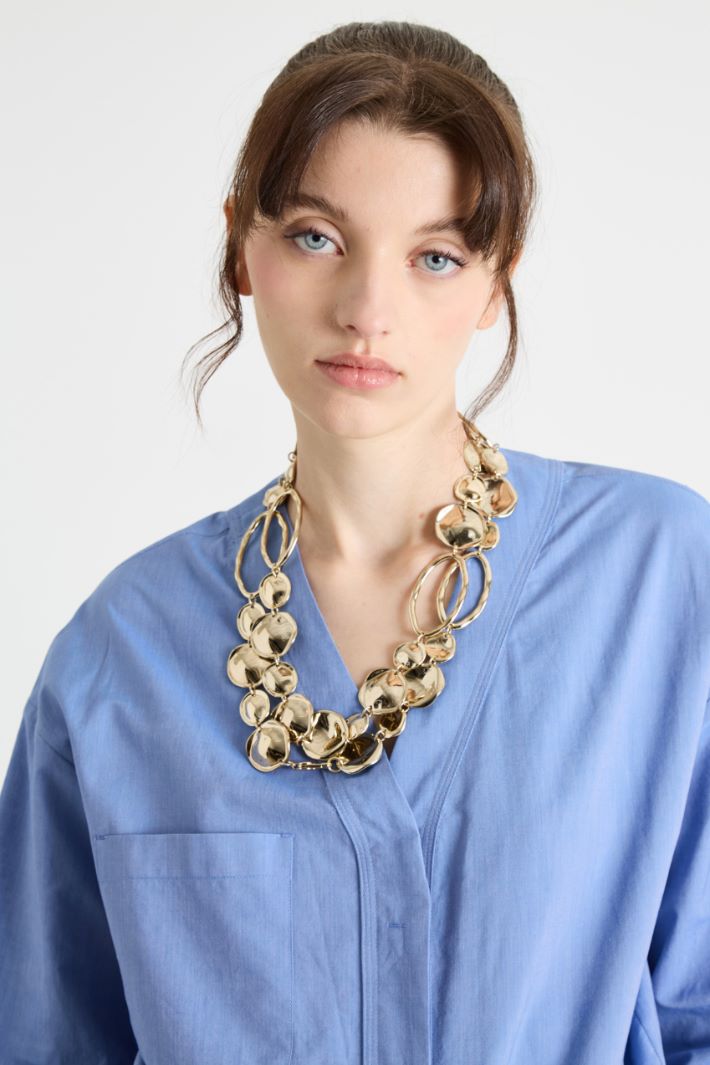 Collana con elementi geometrici Intrend - 3