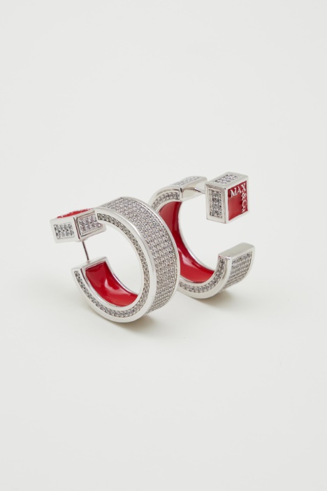 Diamanté earrings Intrend