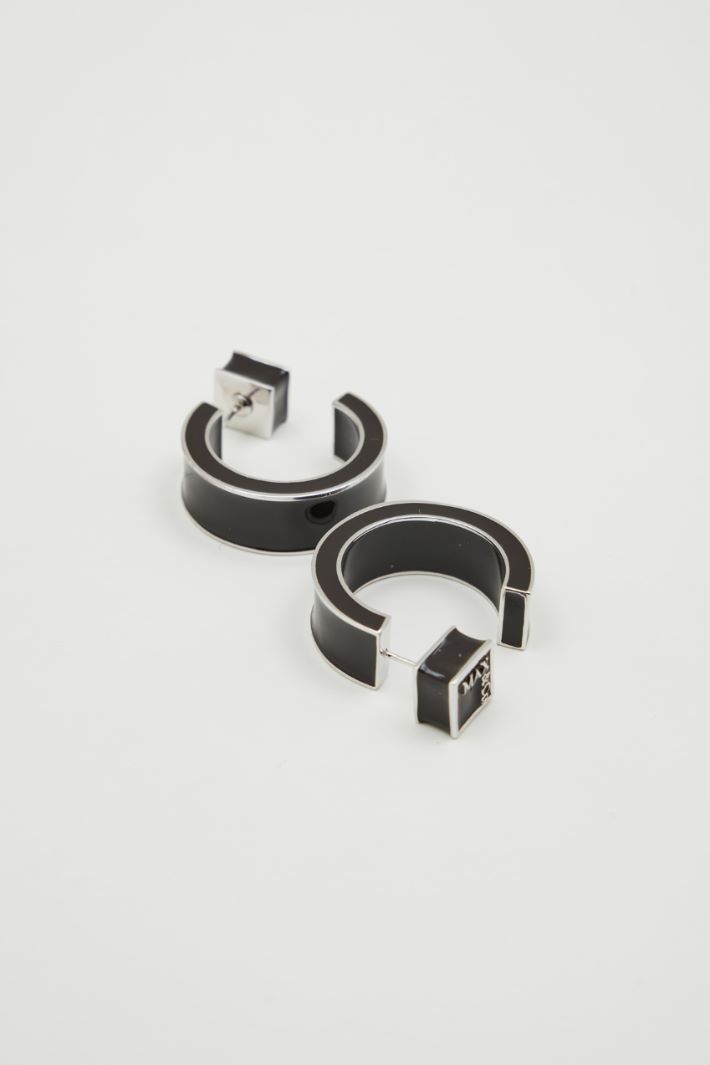 Geometric enamel earrings Intrend - 2