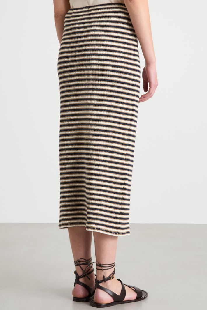 Jersey midi skirt Intrend - 4