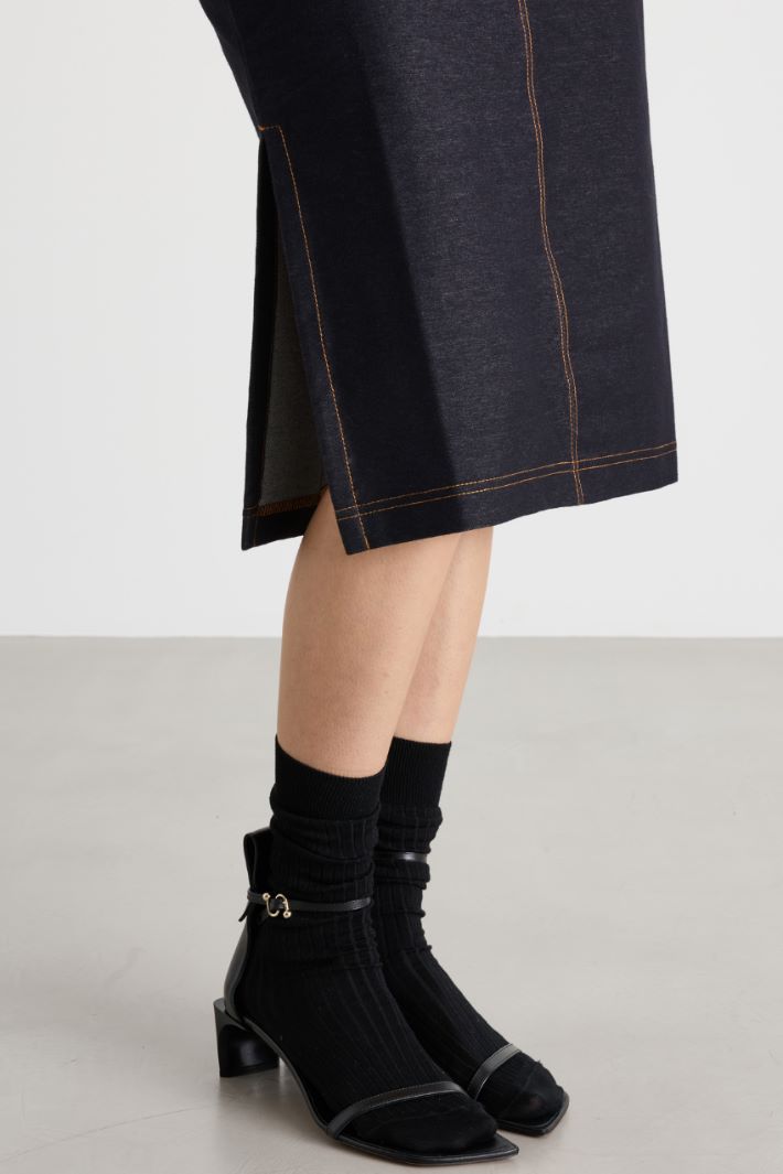 Gonna midi con spacchi Intrend - 3