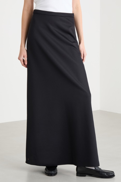 Gonna in jersey piqué