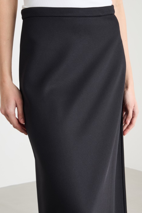 Gonna in jersey piqué