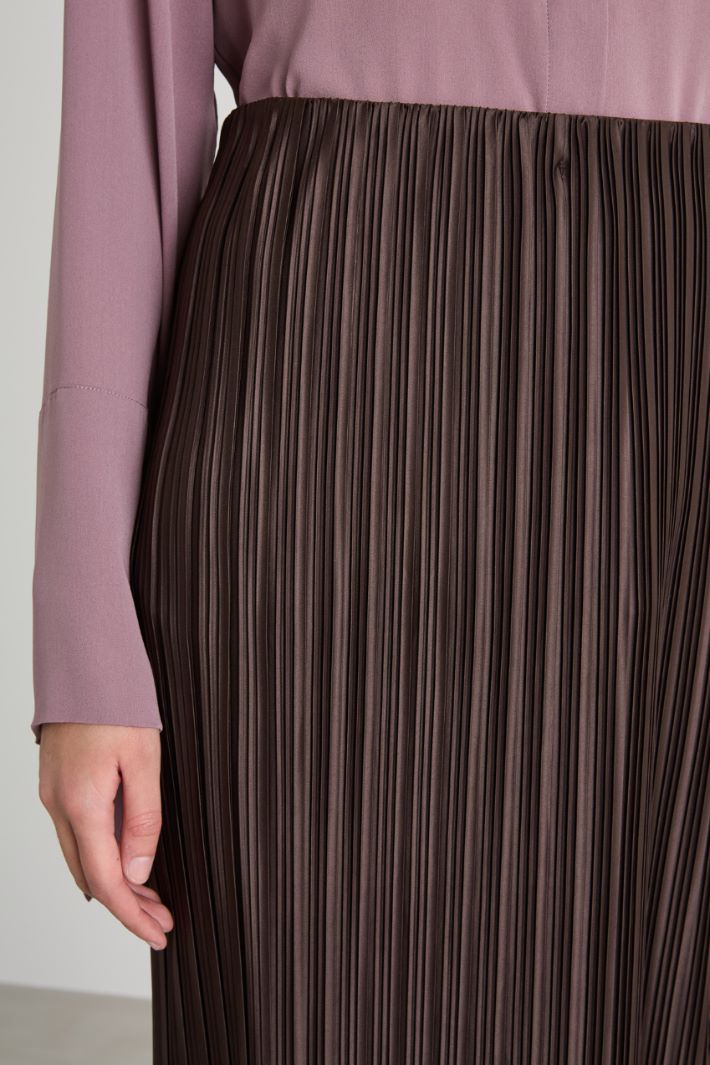 Pleated jersey skirt Intrend - 3
