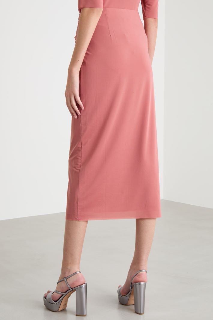 Draped pencil skirt Intrend - 4