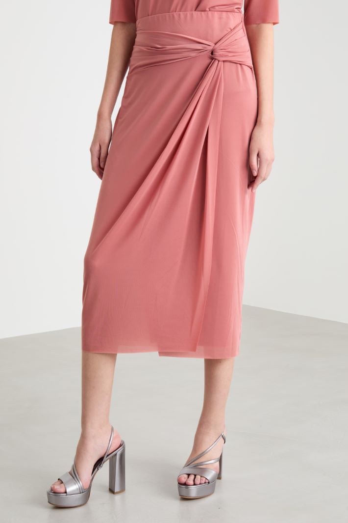 Draped pencil skirt Intrend - 2