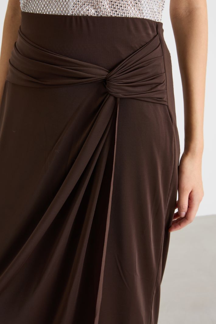 Draped pencil skirt Intrend - 3