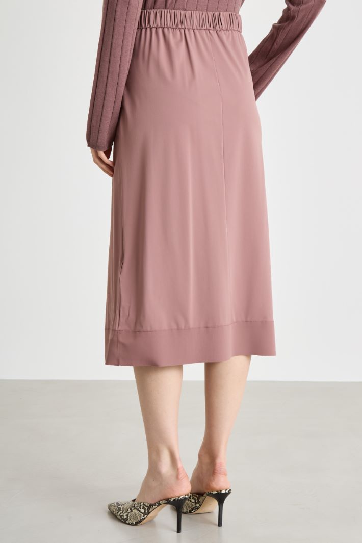 Technical jersey midi skirt Intrend - 4