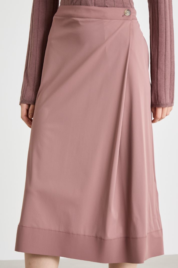 Technical jersey midi skirt Intrend - 3