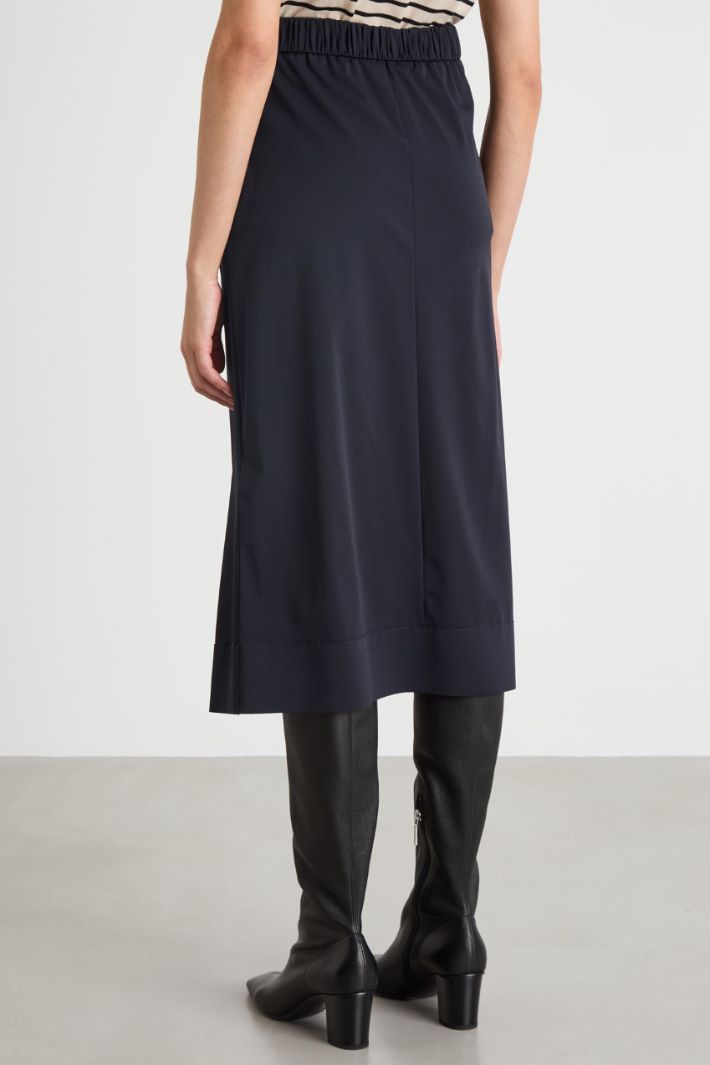 Technical jersey midi skirt Intrend - 4