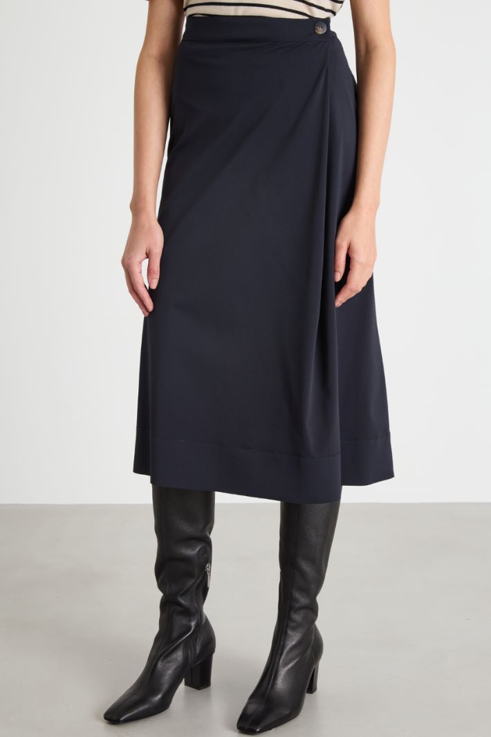 Technical jersey midi skirt Intrend - 2