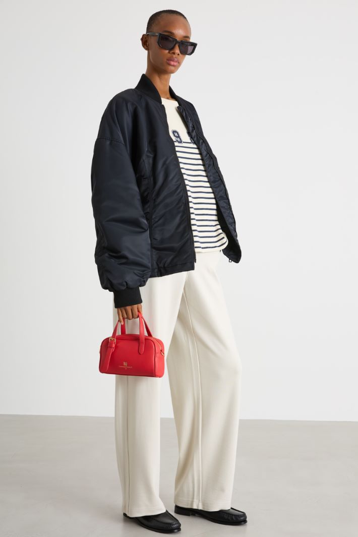 Wide-leg jersey trousers Intrend