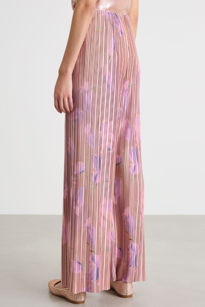 Pleated jersey trousers Intrend - 4