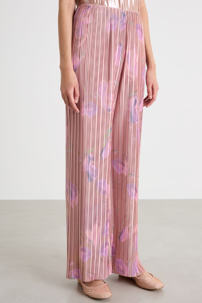 Pleated jersey trousers Intrend - 2