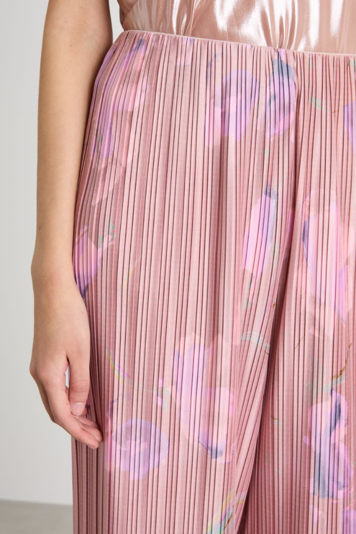 Pleated jersey trousers Intrend - 3