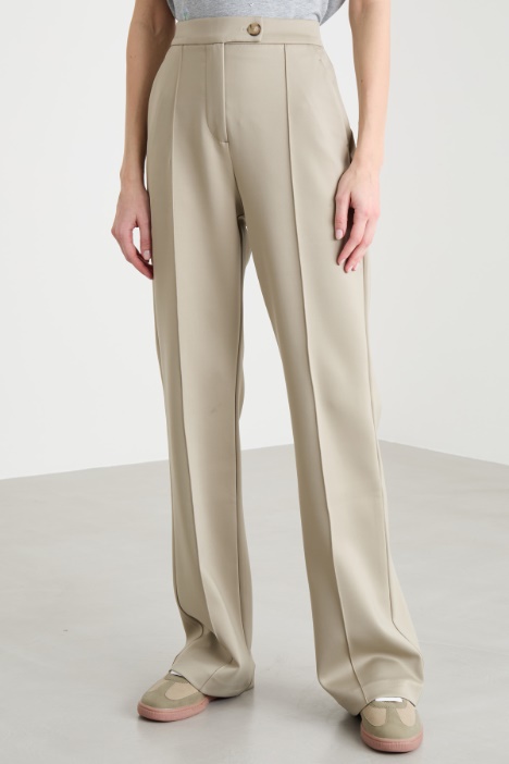 Pantalone in tessuto compatto