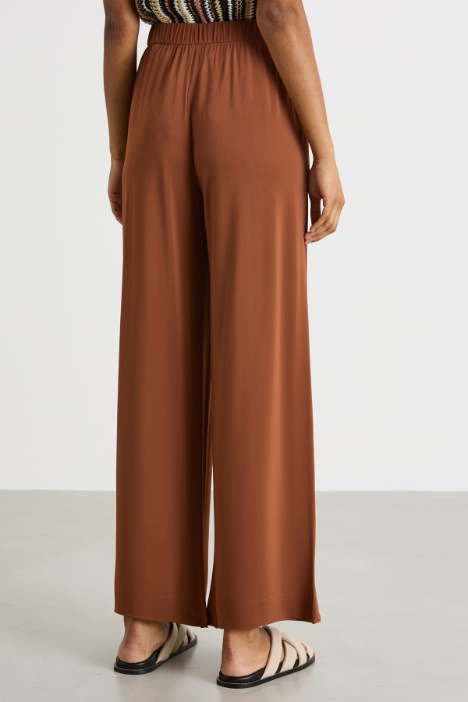 Pantalone in jersey fluido