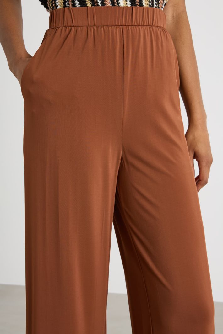 Pantalone in jersey fluido Intrend - 3